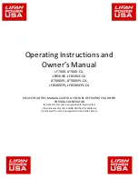 Preview for 2 page of Lifan 7000 Pro series Owner'S Manual