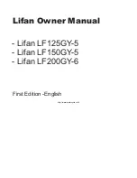 Lifan LF125GY-5 Owner'S Manual preview