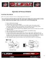 Preview for 28 page of Lifan LFQ3690-CA Operating Instructions And Owner'S Manual