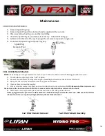 Preview for 35 page of Lifan LFQ3690-CA Operating Instructions And Owner'S Manual