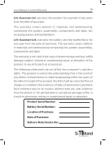 Preview for 35 page of Life Assistant SitnStand User Manual