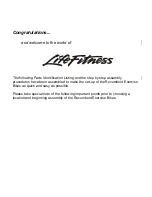 Preview for 2 page of Life Fitness 90R Assembly Instructions Manual