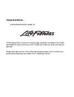 Preview for 2 page of Life Fitness 93Xe Assembling Instructions