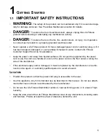 Preview for 7 page of Life Fitness 95Se Stairclimber Operation Manual