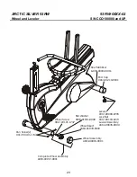 Предварительный просмотр 20 страницы Life Fitness Arctic Silver 93RW Parts Manual