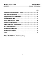 Preview for 3 page of Life Fitness Arctic Silver 93XW-0XXX-02 Parts Manual