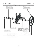 Preview for 9 page of Life Fitness Arctic Silver 95CEZ Parts Manual