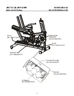 Preview for 7 page of Life Fitness Arctic Silver 95RW Parts Manual