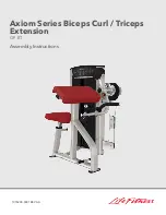 Life Fitness Axiom OP-BT Assembly Instructions Manual preview