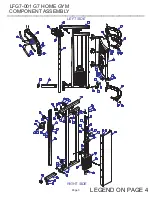 Preview for 3 page of Life Fitness CABLE MOTION G7 Parts Manual