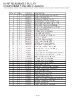 Preview for 5 page of Life Fitness Cable Motion MJAP Parts List