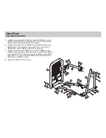 Предварительный просмотр 4 страницы Life Fitness Chest Press Assembly Instructions Manual