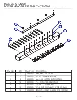 Preview for 13 page of Life Fitness Circuit Series Parts List