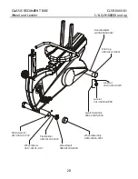 Предварительный просмотр 20 страницы Life Fitness CLSR-0XXX-01 Parts Manual