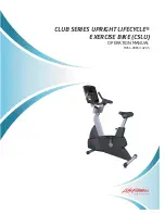 Life Fitness CLUB CSLU Operation Manual preview