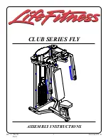 Life Fitness CLUB SERIES FLY Assembly Instructions Manual предпросмотр