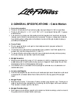 Предварительный просмотр 7 страницы Life Fitness CMACO Owner'S Manual