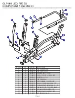 Предварительный просмотр 4 страницы Life Fitness Consumer Gym Leg Press GLP-001 Parts Manual