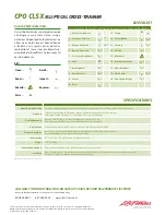 Preview for 2 page of Life Fitness CPO CLSX Features & Specifications