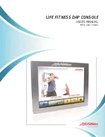 Предварительный просмотр 1 страницы Life Fitness DAP CONSOLE User Manual