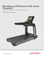 Life Fitness Elevation and Platinum Club Series Assembly Instructions Manual preview