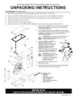 Life Fitness Exercise Bike 95CXL Unpacking Instructions preview