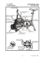 Preview for 2 page of Life Fitness Exercise Bike LC-5500HR Parts List