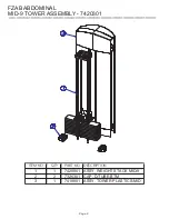 Preview for 8 page of Life Fitness FZAB Parts List