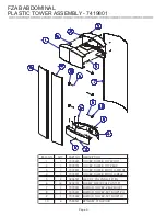 Preview for 9 page of Life Fitness FZAB Parts List