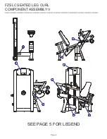 Предварительный просмотр 4 страницы Life Fitness FZSLC Parts Manual