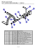 Предварительный просмотр 19 страницы Life Fitness HAMMER STRENGTH MTSLC Parts List