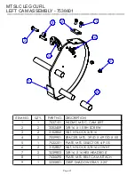 Предварительный просмотр 21 страницы Life Fitness HAMMER STRENGTH MTSLC Parts List