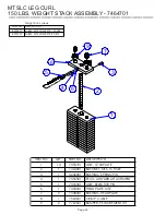 Предварительный просмотр 22 страницы Life Fitness HAMMER STRENGTH MTSLC Parts List