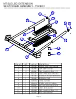 Предварительный просмотр 10 страницы Life Fitness HAMMER STRENGTH MTSLE Parts List