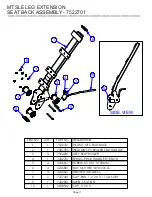 Предварительный просмотр 11 страницы Life Fitness HAMMER STRENGTH MTSLE Parts List