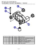 Предварительный просмотр 17 страницы Life Fitness HAMMER STRENGTH MTSLE Parts List