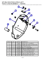 Предварительный просмотр 11 страницы Life Fitness HAMMER STRENGTH MTSRL Parts List