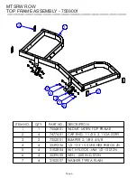 Предварительный просмотр 9 страницы Life Fitness HAMMER STRENGTH MTSRW Parts List