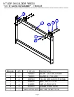 Предварительный просмотр 8 страницы Life Fitness HAMMER STRENGTH MTSSP Parts List