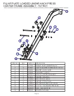 Предварительный просмотр 6 страницы Life Fitness HAMMER STRENGTH PLLHP Parts List