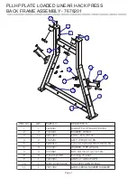 Предварительный просмотр 7 страницы Life Fitness HAMMER STRENGTH PLLHP Parts List