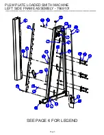 Предварительный просмотр 5 страницы Life Fitness Hammer Strength PLSM Parts List