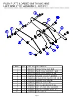 Предварительный просмотр 7 страницы Life Fitness Hammer Strength PLSM Parts List