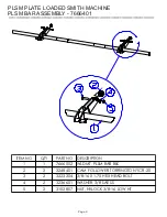 Предварительный просмотр 9 страницы Life Fitness Hammer Strength PLSM Parts List