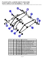 Предварительный просмотр 12 страницы Life Fitness Hammer Strength PLSM Parts List