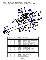 Предварительный просмотр 13 страницы Life Fitness Hammer Strength PLSM Parts List