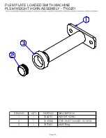 Предварительный просмотр 15 страницы Life Fitness Hammer Strength PLSM Parts List