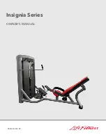 Предварительный просмотр 1 страницы Life Fitness Insignia IS-GLD Owner'S Manual