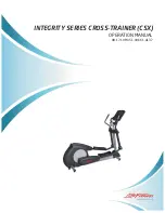 Life Fitness Integrity CSX Operation Manual предпросмотр