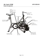 Предварительный просмотр 4 страницы Life Fitness LIFE CYCLE LC9100 Parts Manual